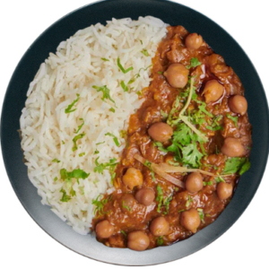 Gluten Free, Vegan Chole Chawal (Garbanzo Beans & Rice)