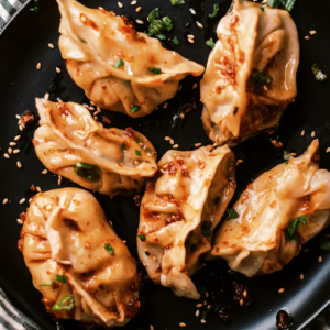 Vegan Vegetable Fried Gyoza Dumpling (6) Mo Mo